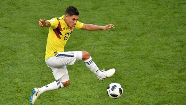 Colombia pierde a Juan Fernando Quintero