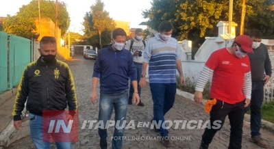 RECORRIDO DE MLOT-NOVOSAD EN EL BARRIO SAN ROQUE DE ENCARNACIÓN. 