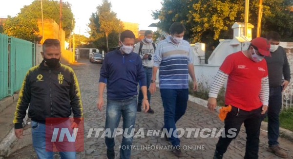 RECORRIDO DE MLOT-NOVOSAD EN EL BARRIO SAN ROQUE DE ENCARNACIÓN.