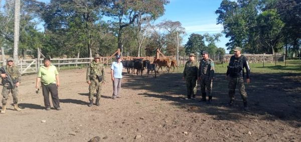 Recuperan siete animales vacunos hurtados de un campo comunal de Mbuyapey - Nacionales - ABC Color