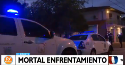 Enfrentamiento en Fernando de la Mora deja como saldo a un fallecido