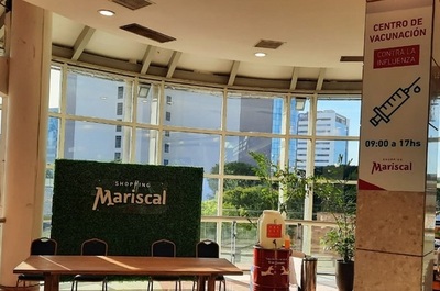 Se realiza la vacunación antigripal en shoppings | Lambaré Informativo