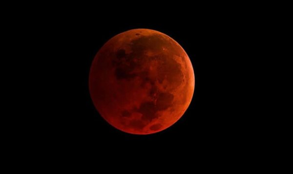 El espectáculo lunar pudo verse en nuestro país en horas de la madrugada - Nacionales - ABC Color