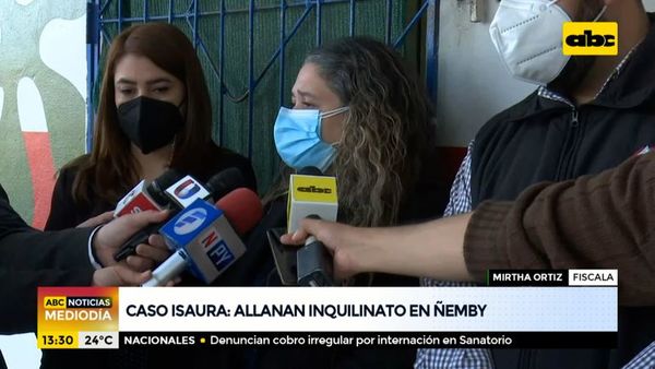 Allanan inquilinato en Ñemby, en búsqueda de Isaura Bogado - ABC Noticias - ABC Color