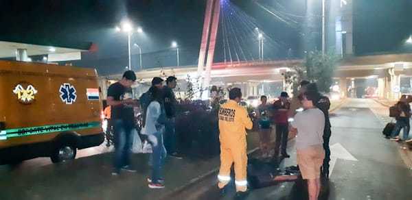 Arrollamiento fatal sobre FRANJA PEATONAL en el Km. 4,500