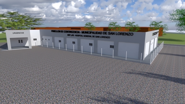 Costo total de pabellón de contingencia es 2.988.343.400 » San Lorenzo PY