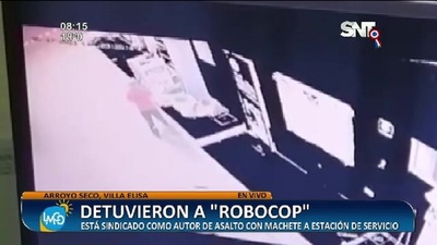 ¡Cambió de bando! Robocop fue detenido por asalto - SNT