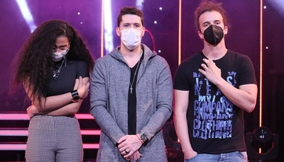 Aarón Rey y su compañera quedaron fuera del "Canta" - Teleshow