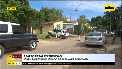 Asalto fatal: ayer fue dado de alta por covid y hoy motochorros lo asesinaron - Nacionales - ABC Color