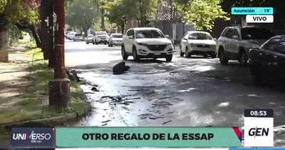 La Nación / Essap no repara caños rotos de calles asuncenas