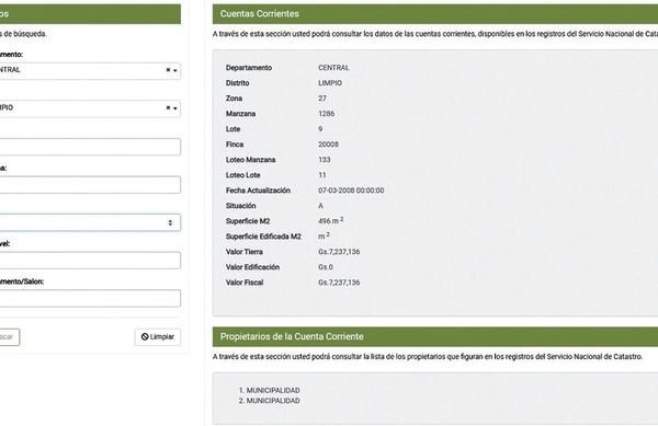 Gómez intenta desligarse de repartija de inmuebles - Nacionales - ABC Color
