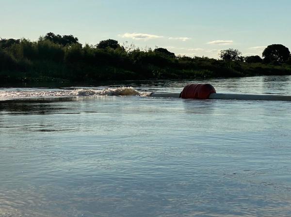 Inician dragado del río Paraguay en zona de La Bretona, Concepción | .::Agencia IP::.