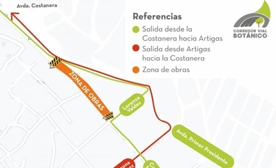 Diario HOY | Desvíos en el tránsito desde hoy en zona de obras del Corredor Vial Botánico