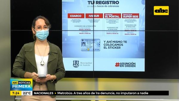 Recuerdan que se deben revalidar los registros de conducir en Asunción antes del 31 de mayo - ABC Noticias - ABC Color