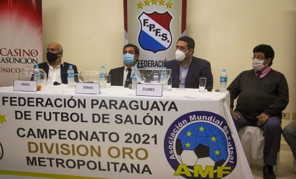 Así quedó el fixture de la esperada Copa de Oro de fútbol de salón