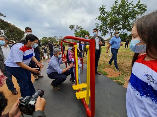 Habilitan plazas deportivas en Canindeyú