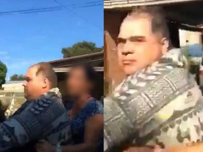 Detienen a hombre que había sido filmado agrediendo a una mujer a bordo de una motocicleta en Luque - Nacionales - ABC Color