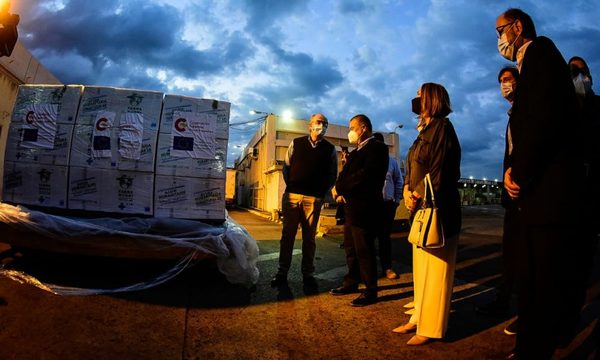 Donación de España: llegaron al país 800 kilos de medicamentos para tratar Covid-19