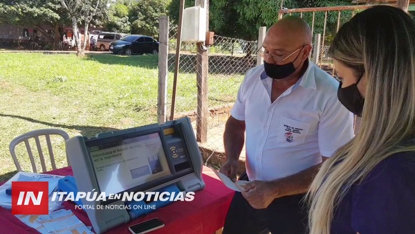 CERCA DE 1.500 SANJUANINOS FUERON CAPACITADOS PARA VOTAR CON LAS MÁQUINAS ELECTRÓNICAS.