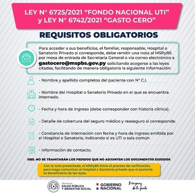 Salud lleva invertidos Gs. 163.000 millones para cobertura covid en sanitarios y hospitales privados | .::Agencia IP::.