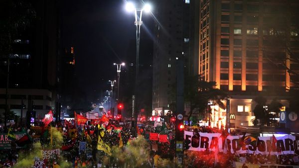 Manifestaciones en todo Brasil contra el presidente Bolsonaro