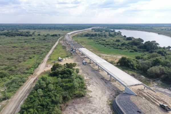 Obra 2 del tramo Alberdi-Pilar: ejecución sobrepasa el 90%