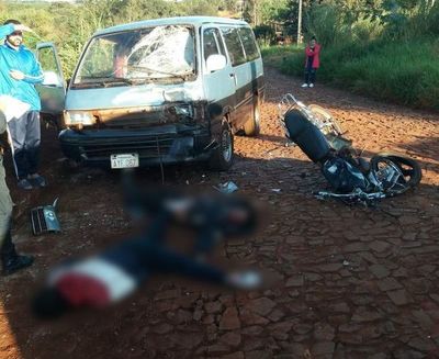 Un herido grave y un muerto en accidente de tránsito  - ABC en el Este - ABC Color