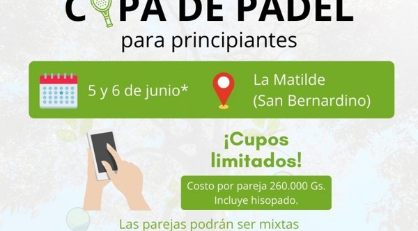 Organizan una Copa de Pádel para celebrar el Día Mundial del Ambiente