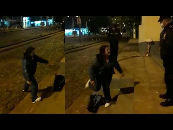 MUJER SUP. CAUSÓ DESTROZOS EN COMISARÍA Y AGREDIÓ A UN POLICÍA