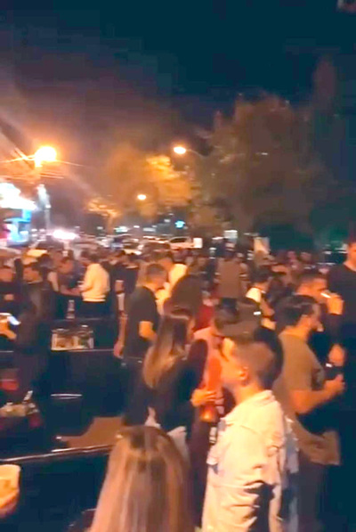 Criminal aglomeración en avenida gastronómica de Ciudad del Este - La Clave