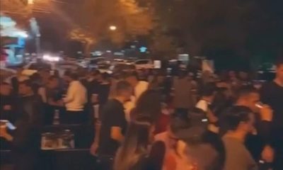 Aglomeración y descontrol total en avenida convertida en peatonal