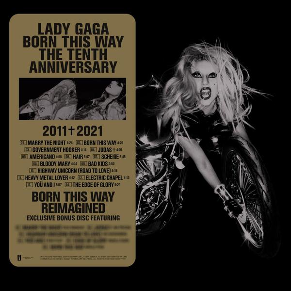 Lady Gaga reedita “Born This Way” para celebrar los 10 años del disco - RQP Paraguay