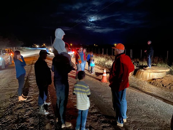 Bombero de agua del acueducto llegó hasta la localidad de Lolita en el Chaco