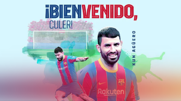 Barcelona oficializa a Sergio Agüero