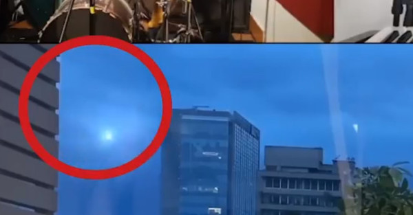 ¡No lo vas a creer! Un Ovni se coló durante una sesión EN VIVO de una banda de rock (VIDEOS)