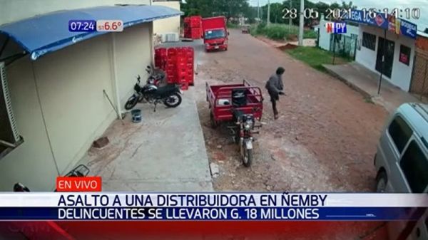 Asaltantes se llevan G. 18 millones en medio de tiroteo en Ñemby