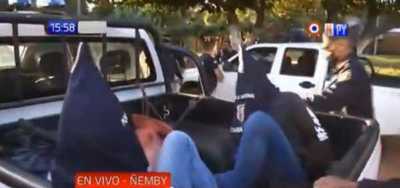 Ñemby: Capturan a presuntos delincuentes tras persecución | Noticias Paraguay