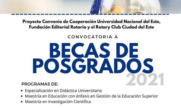 Convocan a becas de posgrado