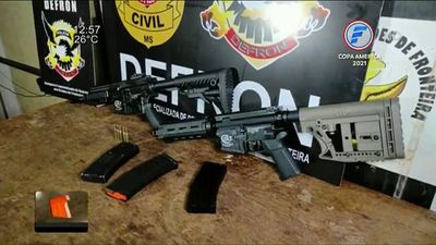 Detienen a paraguayo con dos fusiles en Ponta Porã