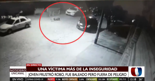 Joven que intentó evitar asalto y fue baleado está fuera de peligro