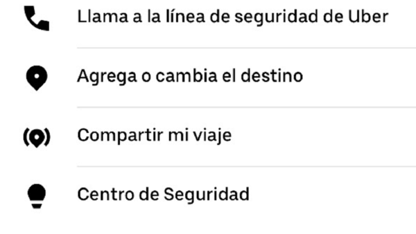 Servicio de transporte privado de personas con nuevas herramientas de seguridad