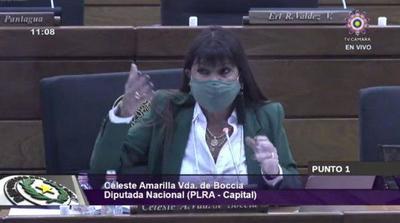 Piden sanción para Celeste Amarilla por sesionar desde Panamá – Prensa 5