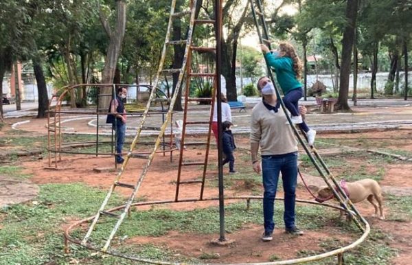 Trabajan en la recuperación del Parque Caballero de Asunción | Ñanduti