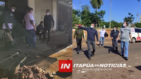 PRECANDIDATO LLEGÓ AL ENTORNO DE LA FERIA Y RESOLVIÓ UN PROBLEMA DE HACE MESES.
