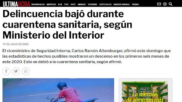Subcomandante minimiza aumento de asaltos y culpa a mediatización