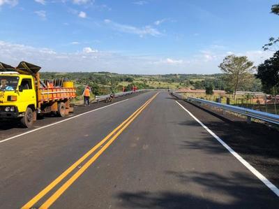 Canindeyú: obra Curuguaty – Araujo Cué alcanza el 90% de avance | .::Agencia IP::.