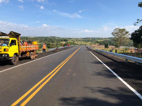 Canindeyú: obra Curuguaty – Araujo Cué alcanza el 90% de avance | .::Agencia IP::.