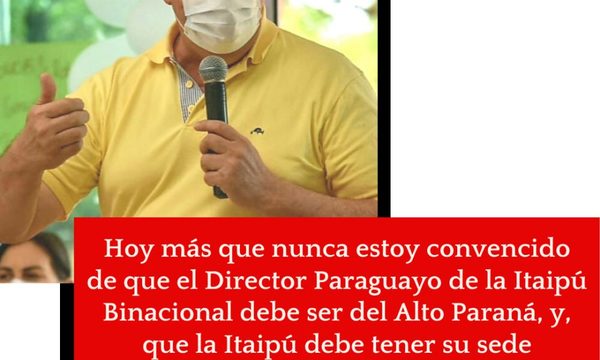 Gobernador ratifica que la sede central de Itaipú, debe estar en Hernandarias – Diario TNPRESS