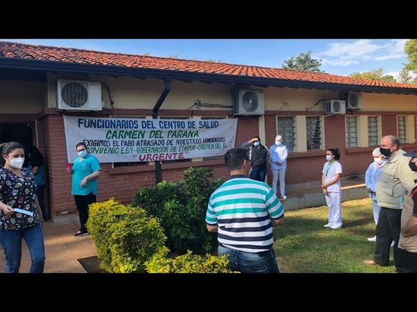 SE COMPLICA LA SALUD EN ITAPÚA: PERSONAL DE SALUD DE CARMEN DEL PNÁ ANUNCIA BRAZOS CAÍDOS