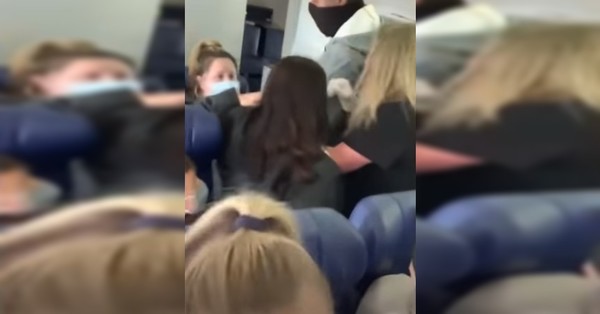 Pasajera le rompió dos dientes a azafata que le exigió usar mascarilla a bordo del avión - SNT
